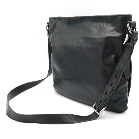 Prada Bag Leather Soft Calf Nero Black Shoulder - Picture 1 of 9